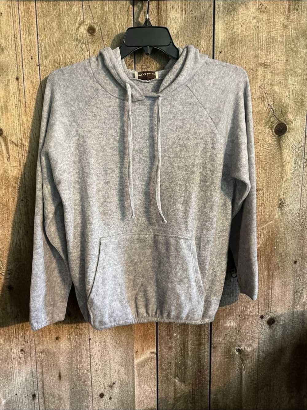 Zenana Outfitters Heather Gray Crewneck Pullover Sweatshirt